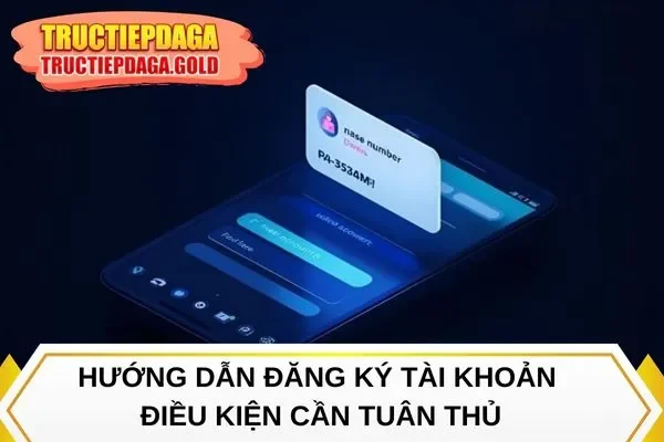 Hướng dẫn đăng ký tài khoản - Điều kiện cần tuân thủ